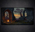 Gothic Ruins Gaming Desk Mat