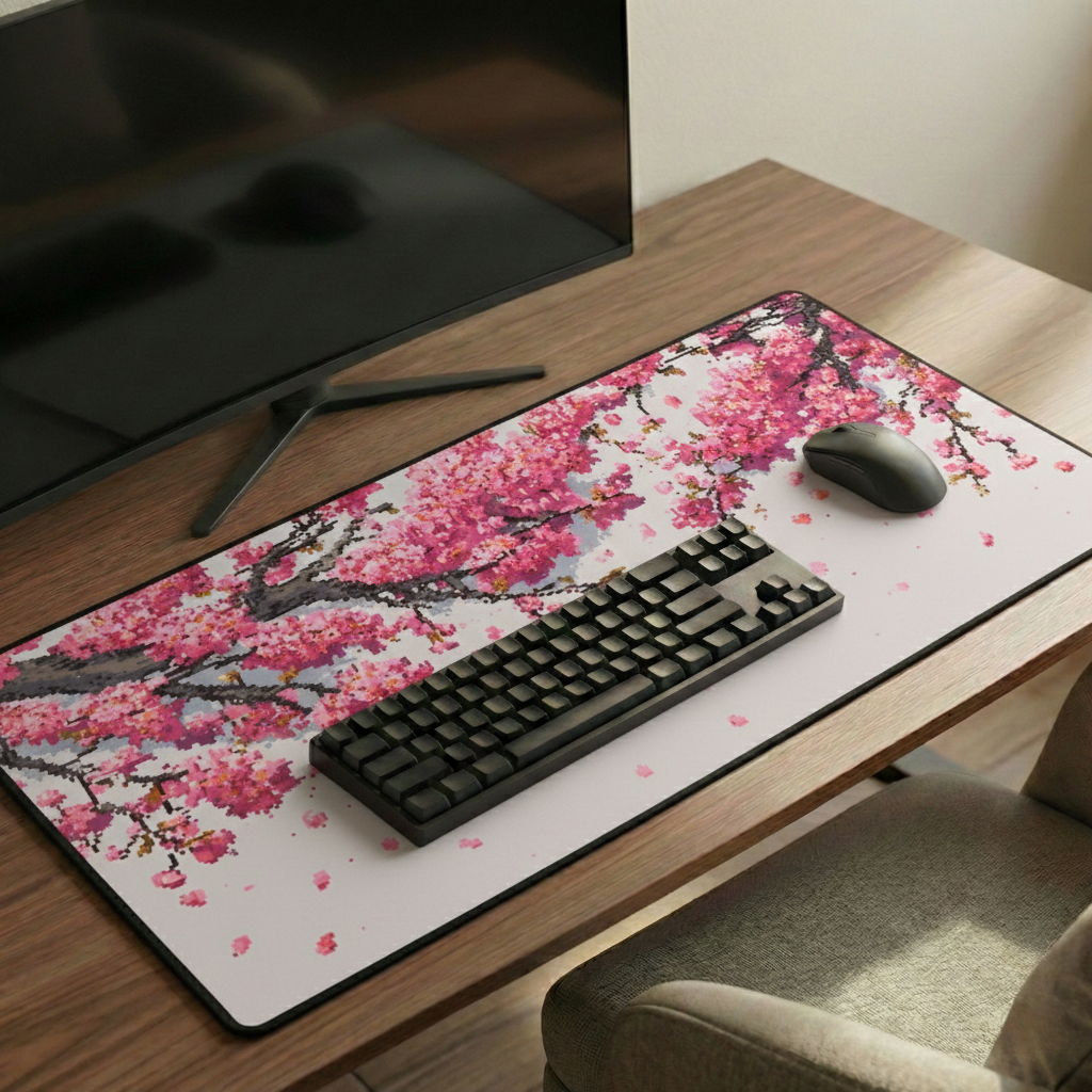 Sakura Bloom Desk Mat