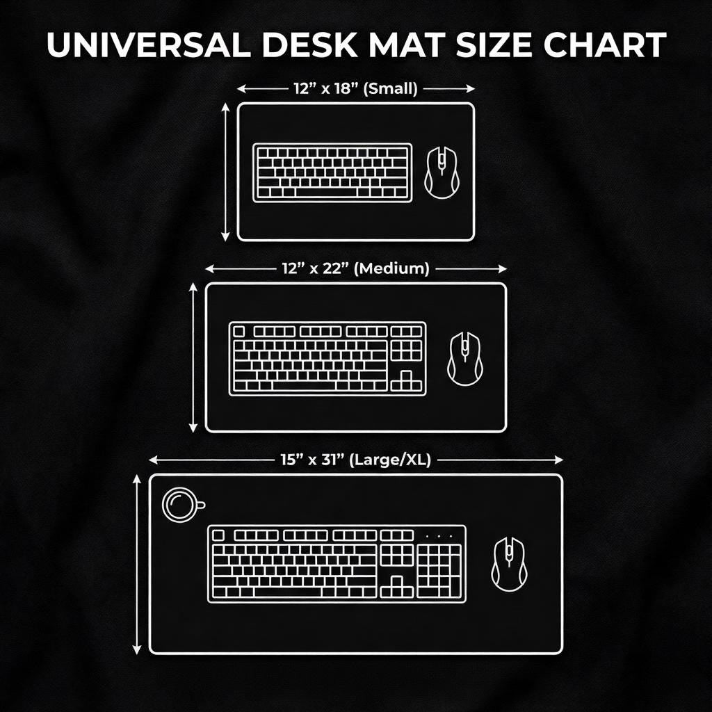 Cherry Blossom Pixel Desk Mat