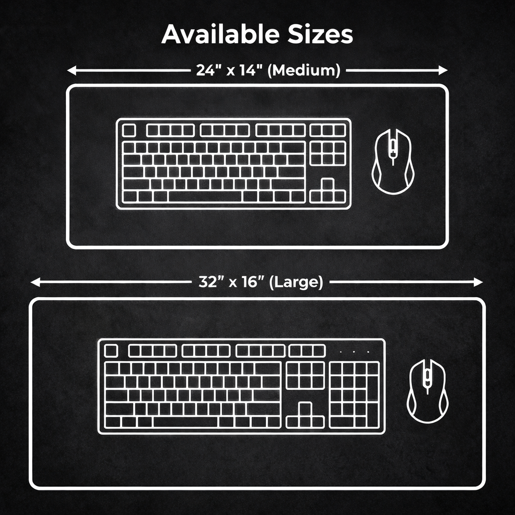 Gothic Ruins Gaming Desk Mat