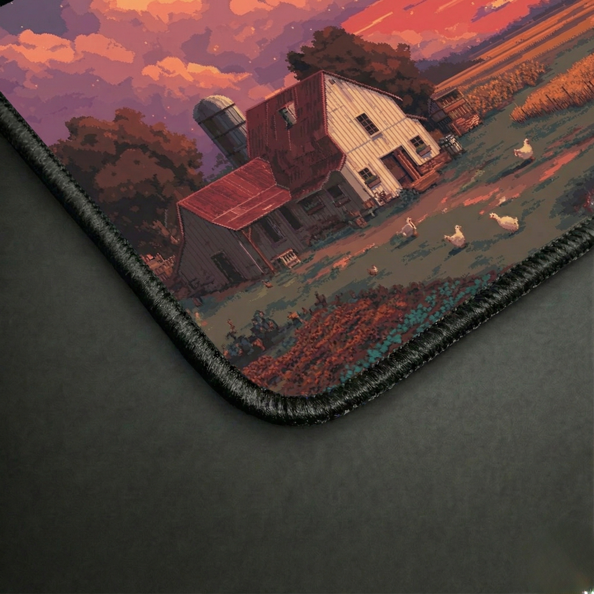 Golden Hour Farmstead Desk Mat