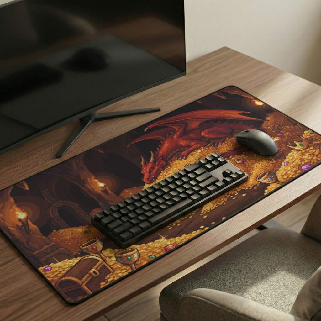Dragon’s Hoard Desk Mat