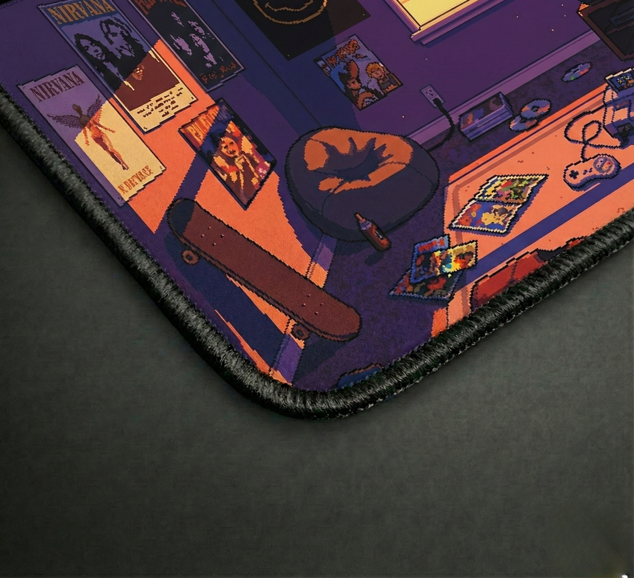 90s Gamer Room Desk Mat