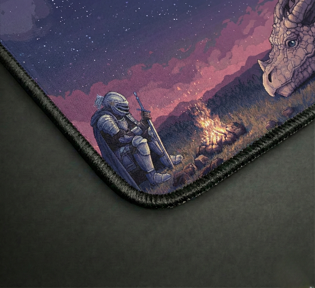 Dragon Campfire Desk Mat