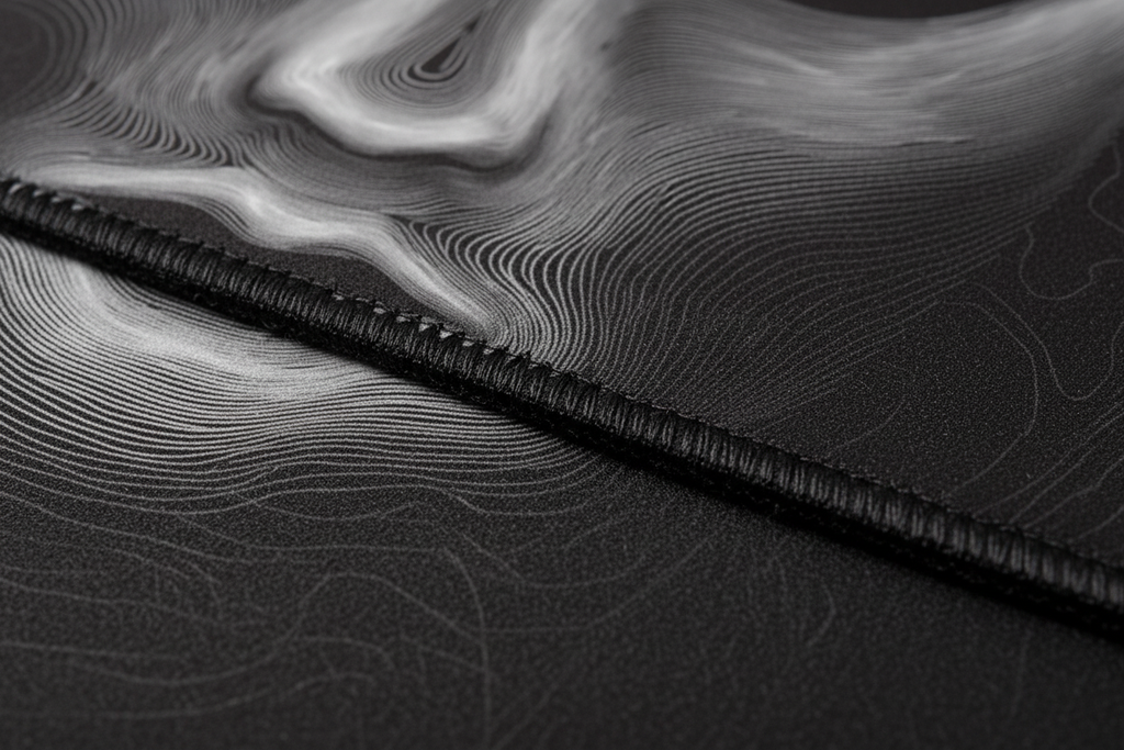 Silent Echo — Ethereal Face Desk Mat