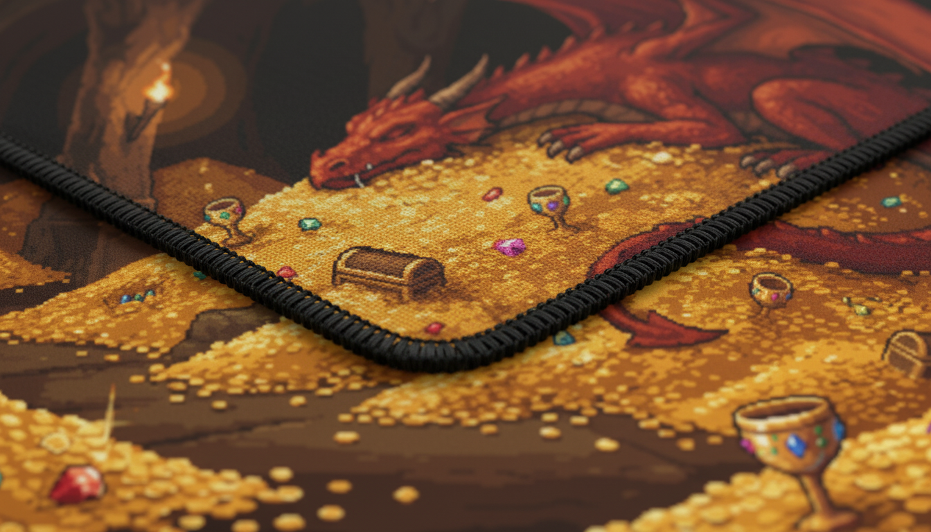 Dragon's Hoard — Treasure Cavern Desk Mat