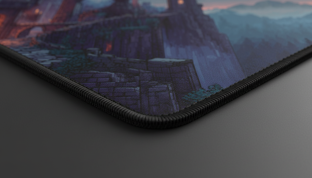 Moonfall Citadel — Ancient Ruins Desk Mat