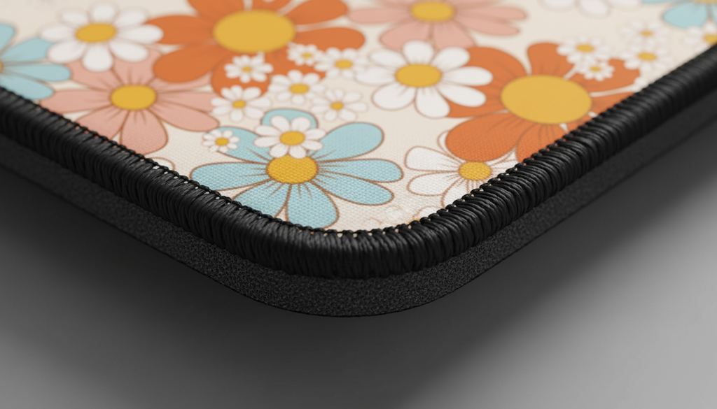 Sunny Meadow — Retro Floral Desk Mat