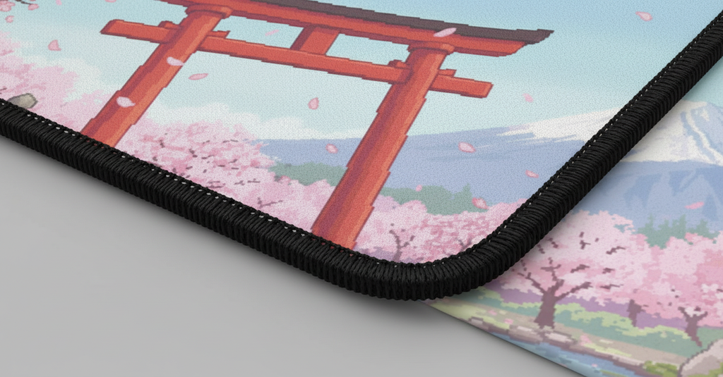 Sakura Gate — Japanese Spring Desk Mat