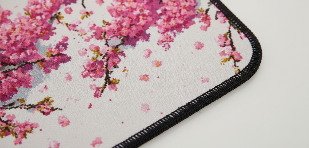 Sakura Falls — Cherry Blossom Desk Mat