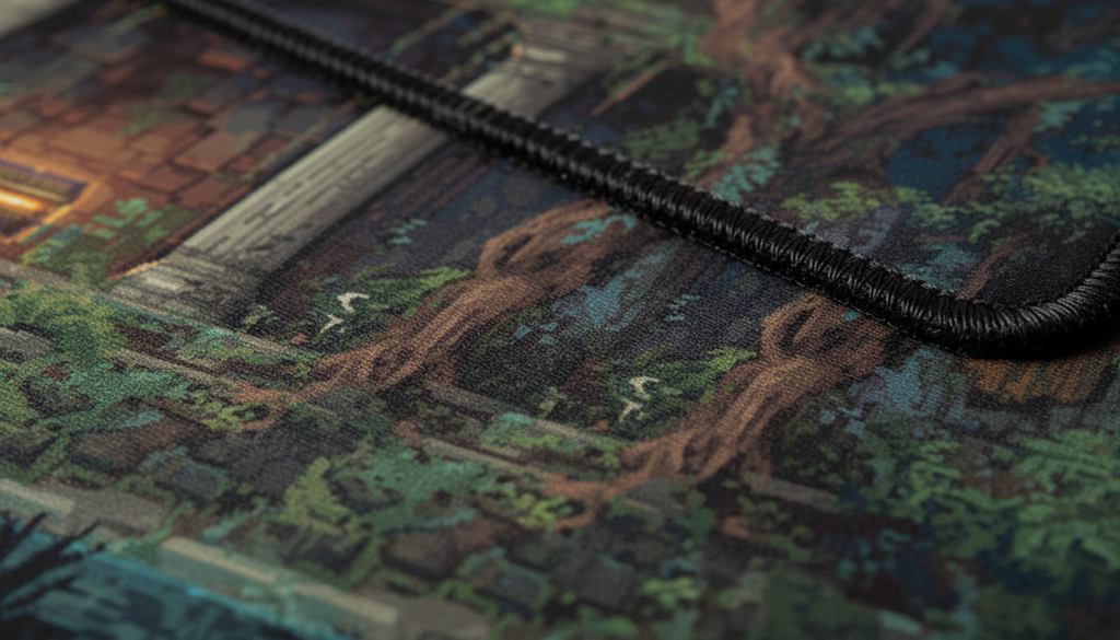 Verdant Sanctum — Ancient Temple Desk Mat