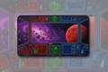 Cosmic Bridge — Space Station Control Desk Mat