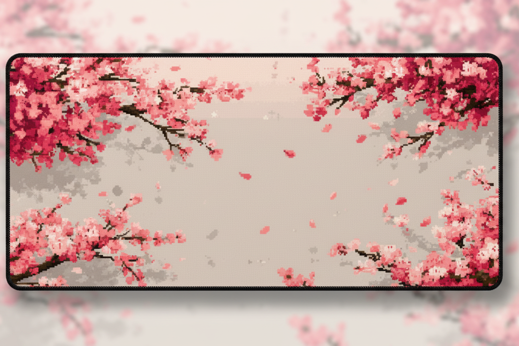 Sakura Dream — Cherry Blossom Desk Mat