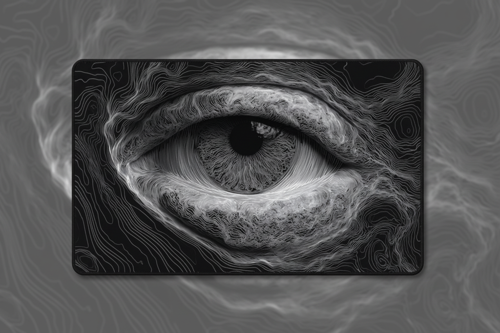 Void Gaze — All-Seeing Eye Desk Mat