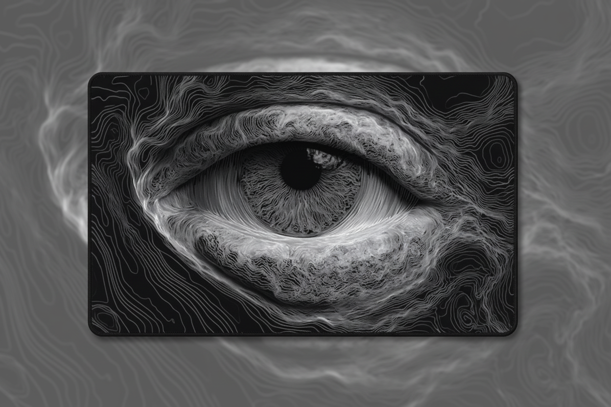 Void Gaze — All-Seeing Eye Desk Mat