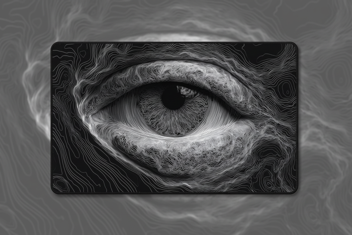 Void Gaze — All-Seeing Eye Desk Mat