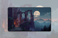Moonfall Citadel — Ancient Ruins Desk Mat