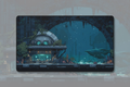 Deep Current — Underwater Research Station Desk Mat