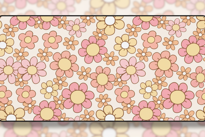 Bloom Haven — Kawaii Flower Desk Mat