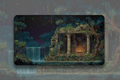 Verdant Sanctum — Ancient Temple Desk Mat