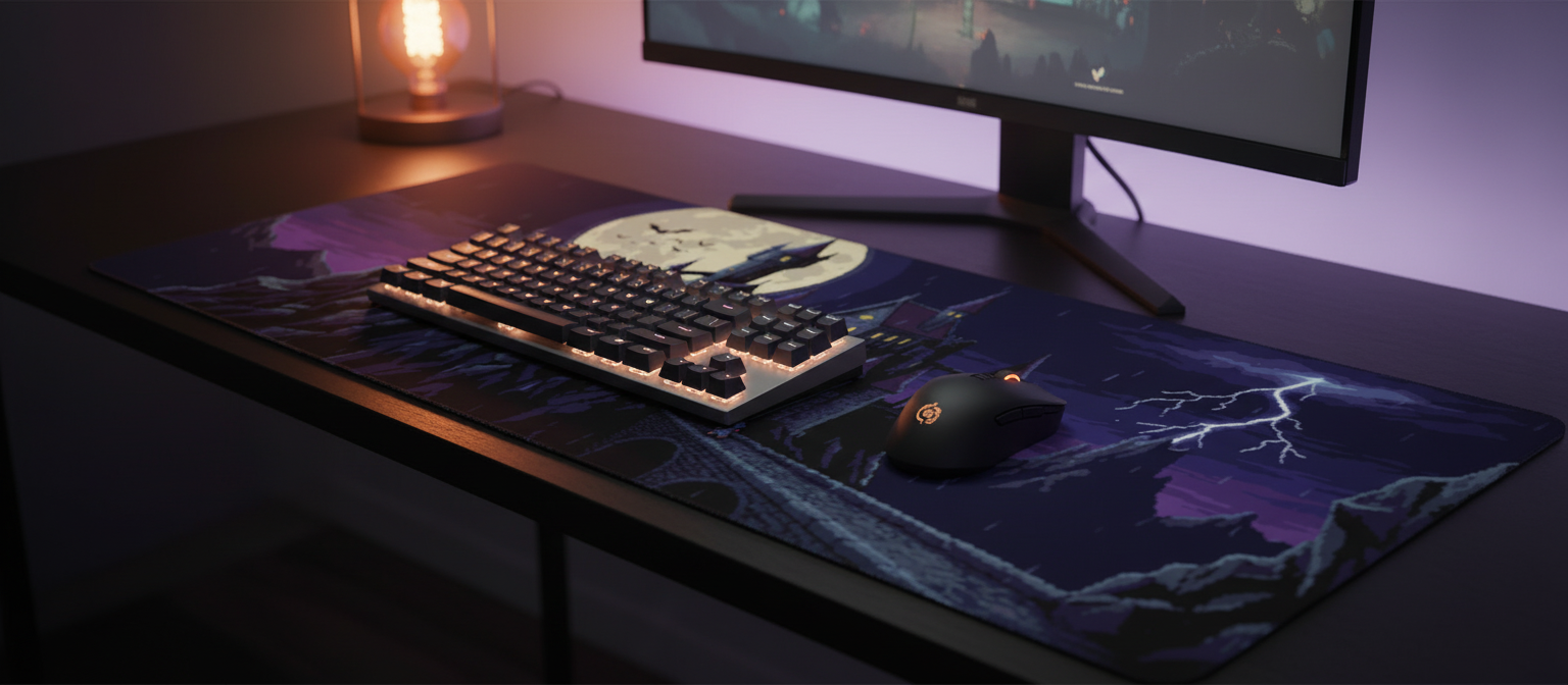 Storm Keep — Gothic Castle Desk Mat