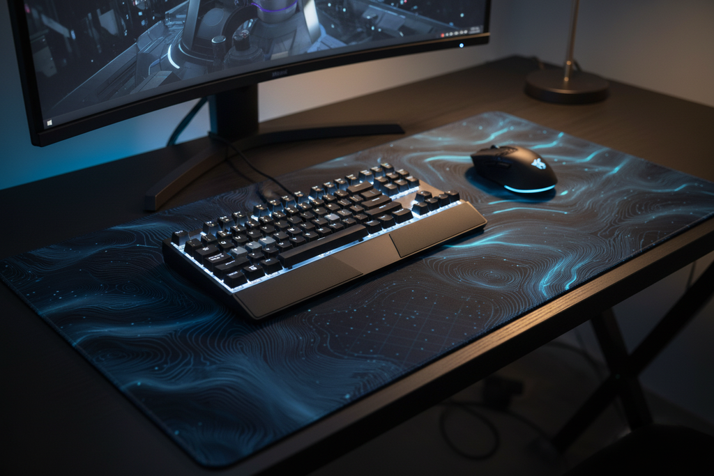 Data Flow — Digital Circuit Desk Mat