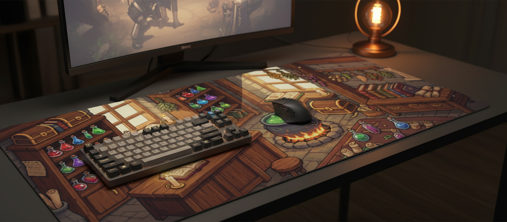 Mystic Workshop — Alchemist's Laboratory Desk Mat